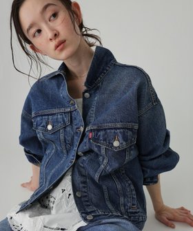 【バビロン/BABYLONE / KIDS】の【Levi s】 BABYLONE限定モデル TRUCKER JACKET 人気、トレンドファッション・服の通販 founy(ファニー) ファッション Fashion キッズファッション Fashion for Kids カリフォルニア California, Cali Style ショルダー Shoulder, Shoulder Strap ジーンズ Jeans, Denim Pants デニム Denim, Jeans Material ドロップ Drop Shoulder, Dropped Style ワーク Workwear, Utility Style 再入荷 Restock / Back in Stock |ID:prp329100004872424