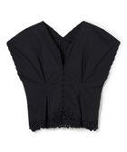 【トゥモローランド/TOMORROWLAND】のエンブロイダリーレース プルオーバーブラウス 69 ネイビー|ID: prp329100004872429 ipo3291000000036339092