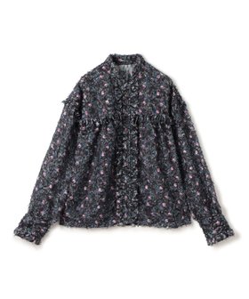 【トゥモローランド/TOMORROWLAND】のラメカットジャカード カラーフリルブラウス 人気、トレンドファッション・服の通販 founy(ファニー) ファッション Fashion レディースファッション Fashion for Women トップス・カットソー Cut & Sew Tops シャツ・ブラウス・オフィスカジュアル Elegant Blouses & Button-Ups おすすめ Recommended / Our Picks インナー Innerwear カフス Cuff Design ジャカード／ジャガード Jacquard, Woven Pattern タートル Turtleneck, Turtle Collar フリル Frill, Ruffle プリント Print, Printed Pattern モチーフ Motif, Design Theme |ID:prp329100004872438