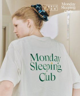 【ローリーズファーム/LOWRYS FARM】のMonday Sleeping Club_プリントSST 人気、トレンドファッション・服の通販 founy(ファニー) ファッション Fashion レディースファッション Fashion for Women コラボ Collaboration, Collab シンプル Simple, Minimal ドット Polka Dot, Dot Pattern プリント Print, Printed Pattern |ID:prp329100004872443