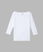 【アニエスベー ファム/agnes b. FEMME】のTシャツ 人気、トレンドファッション・服の通販 founy(ファニー) ファッション Fashion レディースファッション Fashion for Women トップス・カットソー Cut & Sew Tops シャツ・ブラウス・オフィスカジュアル Elegant Blouses & Button-Ups ロングTシャツ・Tシャツ Longline T-Shirts & Tees カットソー Cut and Sewn Top デコルテ Décolleté, Neckline フィット Fit, Slim Fit ベーシック Basic, Essential 定番 Standard, Basic Item thumbnail ホワイト|ID: prp329100004872452 ipo3291000000036339544