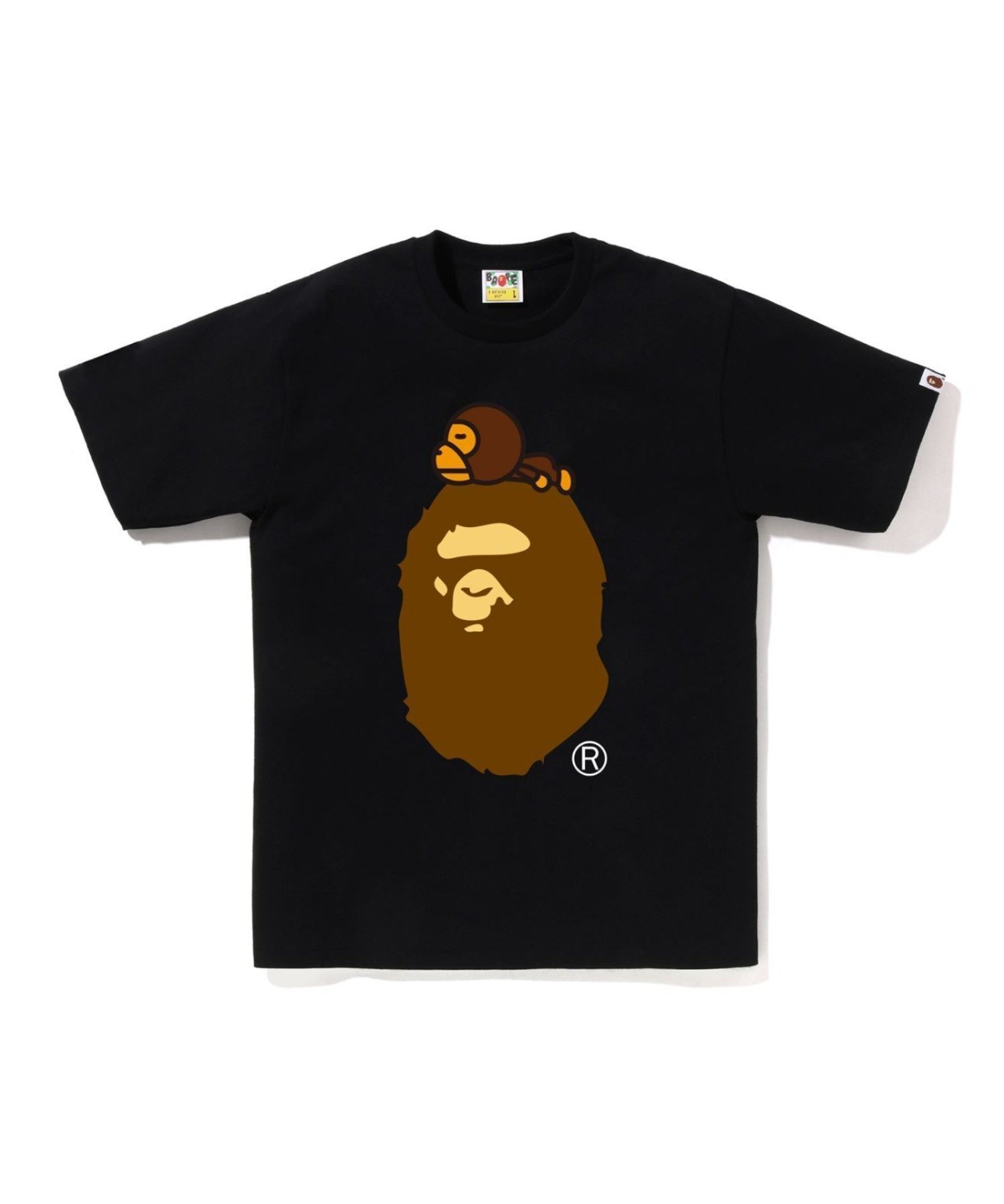 【ア ベイシング エイプ/A BATHING APE】のMILO ON BIG APE TEE 人気、トレンドファッション・服の通販 founy(ファニー) 　ファッション　Fashion　レディースファッション　Fashion for Women　インナー　Innerwear　グラフィック　Graphic, Graphic Design　ショート　Short, Short Length　スリーブ　Sleeve, Long Sleeve / Short Sleeve　フロント　Front, Front Design　プリント　Print, Printed Pattern　ラバー　Rubber, Rubber Sole　 other-1|ID: prp329100004872456 ipo3291000000036339615