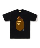 【ア ベイシング エイプ/A BATHING APE】のMILO ON BIG APE TEE 人気、トレンドファッション・服の通販 founy(ファニー) ファッション Fashion レディースファッション Fashion for Women インナー Innerwear グラフィック Graphic, Graphic Design ショート Short, Short Length スリーブ Sleeve, Long Sleeve / Short Sleeve フロント Front, Front Design プリント Print, Printed Pattern ラバー Rubber, Rubber Sole thumbnail BLACK|ID: prp329100004872456 ipo3291000000036339618