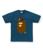 【ア ベイシング エイプ/A BATHING APE】のMILO ON BIG APE TEE 人気、トレンドファッション・服の通販 founy(ファニー) ファッション Fashion レディースファッション Fashion for Women インナー Innerwear グラフィック Graphic, Graphic Design ショート Short, Short Length スリーブ Sleeve, Long Sleeve / Short Sleeve フロント Front, Front Design プリント Print, Printed Pattern ラバー Rubber, Rubber Sole thumbnail NAVY|ID: prp329100004872456 ipo3291000000036339629