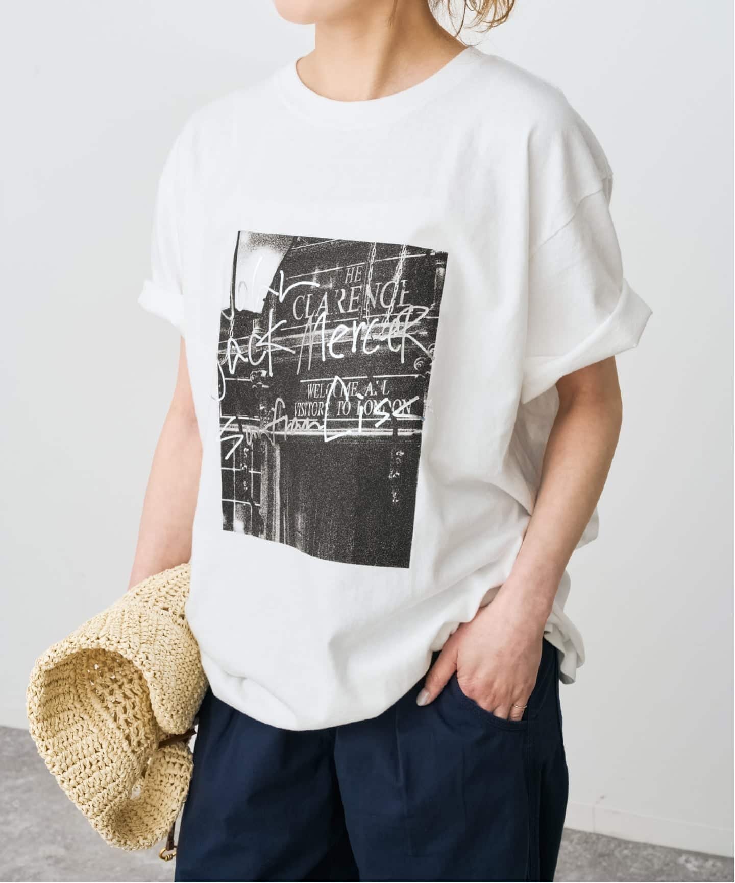 【スピック&スパン/Spick & Span】の《新色あり / 追加 》J.J.Mercer / ジェイジェイマーサー 別注 Tシャツ インテリア・キッズ・メンズ・レディースファッション・服の通販 founy(ファニー) 　ファッション　Fashion　レディースファッション　Fashion for Women　トップス・カットソー　Cut & Sew Tops　シャツ・ブラウス・オフィスカジュアル　Elegant Blouses & Button-Ups　ロングTシャツ・Tシャツ　Longline T-Shirts & Tees　カリフォルニア　California, Cali Style　グラフィック　Graphic, Graphic Design　コレクション　Collection, Seasonal Line　スマート　Smart, Elegant　ボトム　Bottoms, Lower Wear　別注　Limited Edition, Custom Order　ミックス　Mix, Mixed Style　レース　Lace, Lace Fabric　おすすめ　Recommended / Our Picks　ホワイト|ID: prp329100004872460 ipo3291000000036339734