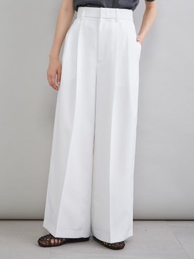 【ミラオーウェン/Mila Owen】の【井桁さんコラボ】2タックワイドパンツ 人気、トレンドファッション・服の通販 founy(ファニー) ファッション Fashion レディースファッション Fashion for Women パンツ Pants & Trousers イエロー Yellow コラボ Collaboration, Collab 吸水 Absorbent, Quick-Dry スペシャル Special, Limited Edition スマート Smart, Elegant 別注 Limited Edition, Custom Order |ID:prp329100004872471