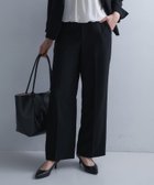 【アンタイトル/UNTITLED】の【洗えるスーツ/ストレッチ性/後ろウエストゴム】ワイドパンツ 人気、トレンドファッション・服の通販 founy(ファニー) ファッション Fashion レディースファッション Fashion for Women パンツ Pants & Trousers スーツ Business Suits & Workwear スーツパンツ・ドレスパンツ Suit Pants / Office Trousers / Dress Pants 洗える Machine Washable ジャケット Jacket, Outerwear ストレッチ Stretch, Stretchy Fabric スマート Smart, Elegant スーツ Suit, Formalwear セットアップ Set-Up, Coordinated Outfit ダブル Double, Double-Breasted ドレープ Drape, Draping Fabric 定番 Standard, Basic Item フレア Flare, Flared ポケット Pocket, Pocket Detail ワイド Wide, Wide Fit おすすめ Recommended / Our Picks セレモニー Ceremony thumbnail ブラック|ID: prp329100004872478 ipo3291000000036340101