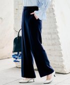 【アンタイトル/UNTITLED】の【洗えるスーツ/ストレッチ性/後ろウエストゴム】ワイドパンツ 人気、トレンドファッション・服の通販 founy(ファニー) ファッション Fashion レディースファッション Fashion for Women パンツ Pants & Trousers スーツ Business Suits & Workwear スーツパンツ・ドレスパンツ Suit Pants / Office Trousers / Dress Pants 洗える Machine Washable ジャケット Jacket, Outerwear ストレッチ Stretch, Stretchy Fabric スマート Smart, Elegant スーツ Suit, Formalwear セットアップ Set-Up, Coordinated Outfit ダブル Double, Double-Breasted ドレープ Drape, Draping Fabric 定番 Standard, Basic Item フレア Flare, Flared ポケット Pocket, Pocket Detail ワイド Wide, Wide Fit おすすめ Recommended / Our Picks セレモニー Ceremony thumbnail ネイビー|ID: prp329100004872478 ipo3291000000036340102