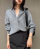 【スタイルドア/STYLEDOOR】の【大人デニム】パール釦オーバーリヨセルデニムシャツ ライトグレー|ID: prp329100004875133 ipo3291000000036362855