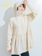 【コカ/COCA】の【UVカット】ティアードパーカー 人気、トレンドファッション・服の通販 founy(ファニー) ファッション Fashion レディースファッション Fashion for Women トップス・カットソー Cut & Sew Tops レディースパーカー・カジュアルフーディー Casual Hoodies & Sweatshirts アウトドア Outdoor Clothing 春 Spring 軽量 Lightweight, Ultra Light ジップアップ Zip-Up, Full Zip ティアード Tiered, Tiered Style デニム Denim, Jeans Material 長袖 Long Sleeve, Full Sleeve パーカー Hoodie, Parka フェミニン Feminine, Girly フリル Frill, Ruffle フレア Flare, Flared ポケット Pocket, Pocket Detail レギンス Leggings, Stretch Pants 夏 Summer 旅行 Travel 2026年 2026 thumbnail Ivory|ID: prp329100004875173 ipo3291000000036363184
