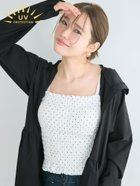 【コカ/COCA】の【UVカット】ティアードパーカー 人気、トレンドファッション・服の通販 founy(ファニー) ファッション Fashion レディースファッション Fashion for Women トップス・カットソー Cut & Sew Tops レディースパーカー・カジュアルフーディー Casual Hoodies & Sweatshirts アウトドア Outdoor Clothing 春 Spring 軽量 Lightweight, Ultra Light ジップアップ Zip-Up, Full Zip ティアード Tiered, Tiered Style デニム Denim, Jeans Material 長袖 Long Sleeve, Full Sleeve パーカー Hoodie, Parka フェミニン Feminine, Girly フリル Frill, Ruffle フレア Flare, Flared ポケット Pocket, Pocket Detail レギンス Leggings, Stretch Pants 夏 Summer 旅行 Travel 2026年 2026 thumbnail Black|ID: prp329100004875173 ipo3291000000036363186
