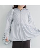 【コカ/COCA】の【UVカット】ティアードパーカー 人気、トレンドファッション・服の通販 founy(ファニー) ファッション Fashion レディースファッション Fashion for Women トップス・カットソー Cut & Sew Tops レディースパーカー・カジュアルフーディー Casual Hoodies & Sweatshirts アウトドア Outdoor Clothing 春 Spring 軽量 Lightweight, Ultra Light ジップアップ Zip-Up, Full Zip ティアード Tiered, Tiered Style デニム Denim, Jeans Material 長袖 Long Sleeve, Full Sleeve パーカー Hoodie, Parka フェミニン Feminine, Girly フリル Frill, Ruffle フレア Flare, Flared ポケット Pocket, Pocket Detail レギンス Leggings, Stretch Pants 夏 Summer 旅行 Travel 2026年 2026 thumbnail Lt.blue|ID: prp329100004875173 ipo3291000000036363191