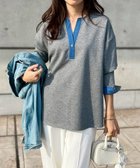 【スタイルドア/STYLEDOOR】のライトダンボールデニムドッキングプルオーバー 人気、トレンドファッション・服の通販 founy(ファニー) ファッション Fashion レディースファッション Fashion for Women トップス・カットソー Cut & Sew Tops カジュアルプルオーバー・ニットトップス Pullovers & Knit Tops / Casual Pullovers 洗える Machine Washable カットソー Cut and Sewn Top タートル Turtleneck, Turtle Collar デニム Denim, Jeans Material トレンド Trend, Trending Now ドッキング Docking, Mixed Material ワイド Wide, Wide Fit エレガント 上品 Elegant thumbnail Mグレー|ID: prp329100004875179 ipo3291000000036363220