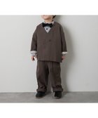 【リジェール/riziere / KIDS】のノーカラージャケットセットアップ(裏地ストライプ) 人気、トレンドファッション・服の通販 founy(ファニー) ファッション Fashion キッズファッション Fashion for Kids おすすめ Recommended / Our Picks インナー Innerwear カーディガン Cardigan, Knitwear ジャケット Jacket, Outerwear ストライプ Stripe, Striped Pattern スマート Smart, Elegant セットアップ Set-Up, Coordinated Outfit ポケット Pocket, Pocket Detail 人気 Popular, Best Seller 入学式 Entrance Ceremony 結婚式 Wedding thumbnail BROWN|ID: prp329100004875218 ipo3291000000036363480