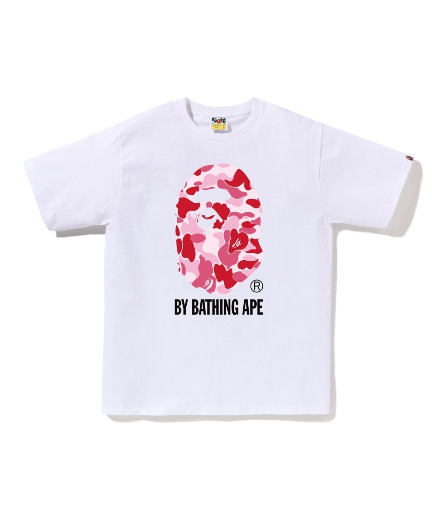 【ア ベイシング エイプ/A BATHING APE】のABC CAMO BY BATHING APE TEE インテリア・キッズ・メンズ・レディースファッション・服の通販 founy(ファニー) 　ファッション　Fashion　レディースファッション　Fashion for Women　インナー　Innerwear　コレクション　Collection, Seasonal Line　ショート　Short, Short Length　スリーブ　Sleeve, Long Sleeve / Short Sleeve　パターン　Pattern, Design Print　フロント　Front, Front Design　プリント　Print, Printed Pattern　モチーフ　Motif, Design Theme　ラバー　Rubber, Rubber Sole　人気　Popular, Best Seller　WH×PK|ID: prp329100004875246 ipo3291000000036363675