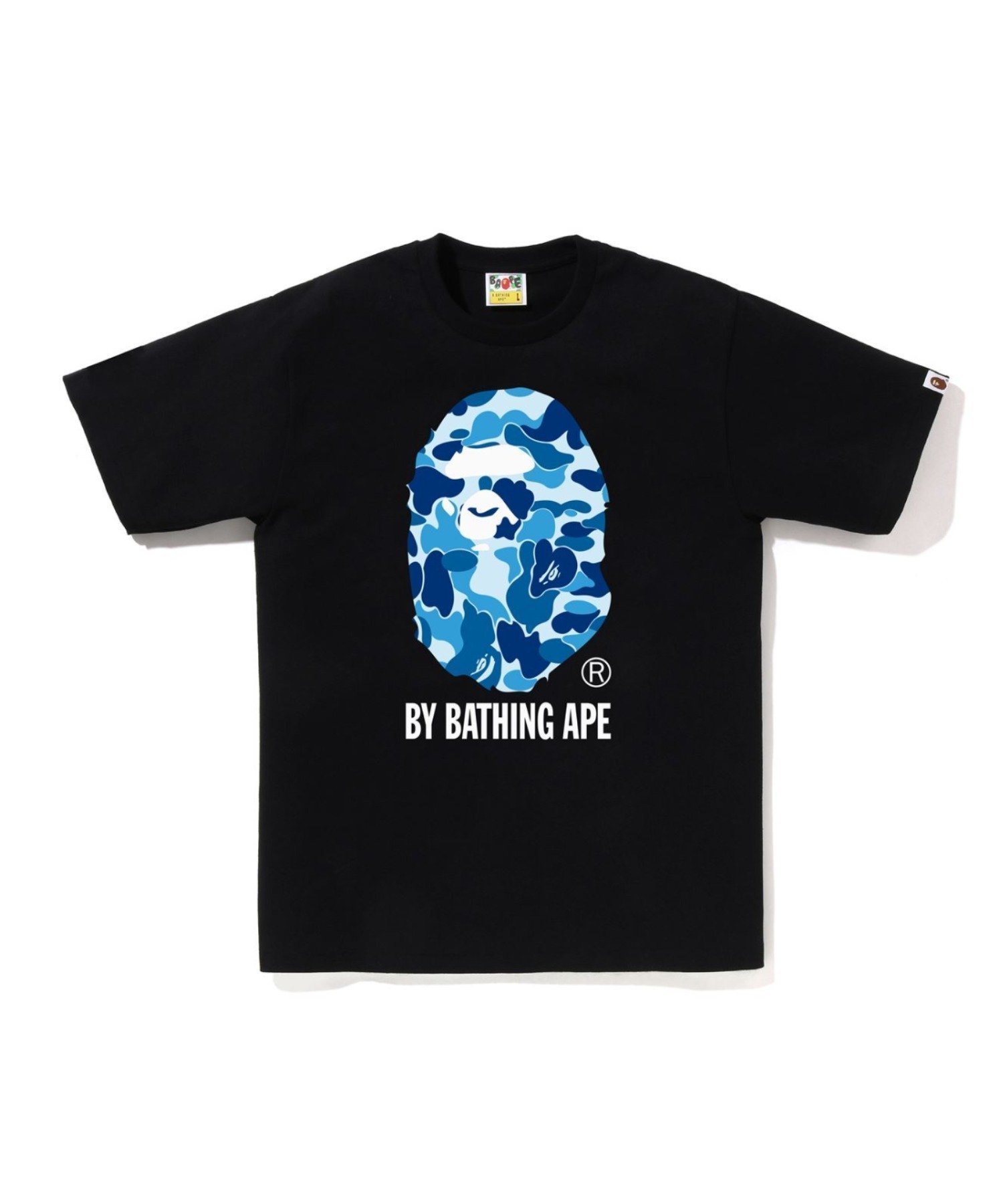 【ア ベイシング エイプ/A BATHING APE】のABC CAMO BY BATHING APE TEE インテリア・キッズ・メンズ・レディースファッション・服の通販 founy(ファニー) 　ファッション　Fashion　レディースファッション　Fashion for Women　インナー　Innerwear　コレクション　Collection, Seasonal Line　ショート　Short, Short Length　スリーブ　Sleeve, Long Sleeve / Short Sleeve　パターン　Pattern, Design Print　フロント　Front, Front Design　プリント　Print, Printed Pattern　モチーフ　Motif, Design Theme　ラバー　Rubber, Rubber Sole　人気　Popular, Best Seller　BK×BL|ID: prp329100004875246 ipo3291000000036363680