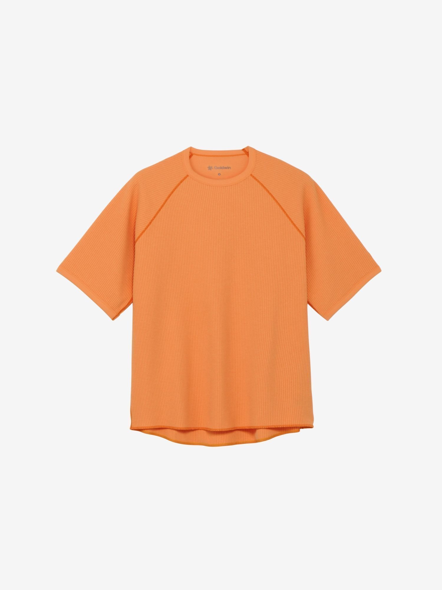 【ゴールドウィン/GOLDWIN】の【公式】ワッフルライトティーシャツ(ユニセックス) インテリア・キッズ・メンズ・レディースファッション・服の通販 founy(ファニー) 　ファッション　Fashion　レディースファッション　Fashion for Women　トップス・カットソー　Cut & Sew Tops　シャツ・ブラウス・オフィスカジュアル　Elegant Blouses & Button-Ups　アウトドア　Outdoor Clothing　シンプル　Simple, Minimal　抗菌　Antibacterial, Bacteria-Resistant　軽量　Lightweight, Ultra Light　リリーオレンジ|ID: prp329100004875265 ipo3291000000036363840