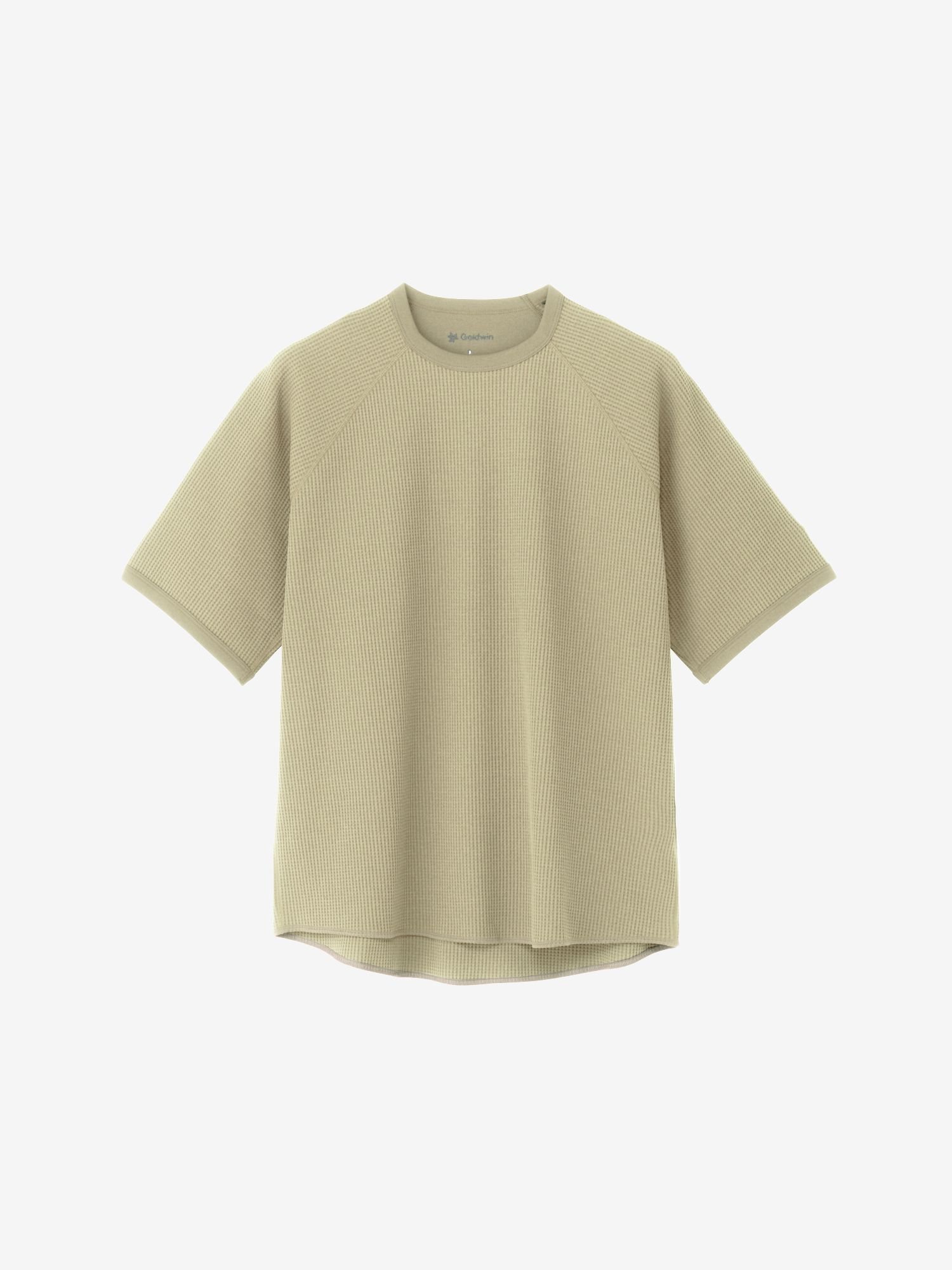 【ゴールドウィン/GOLDWIN】の【公式】ワッフルライトティーシャツ(ユニセックス) インテリア・キッズ・メンズ・レディースファッション・服の通販 founy(ファニー) 　ファッション　Fashion　レディースファッション　Fashion for Women　トップス・カットソー　Cut & Sew Tops　シャツ・ブラウス・オフィスカジュアル　Elegant Blouses & Button-Ups　アウトドア　Outdoor Clothing　シンプル　Simple, Minimal　抗菌　Antibacterial, Bacteria-Resistant　軽量　Lightweight, Ultra Light　オークベージュ|ID: prp329100004875265 ipo3291000000036363842