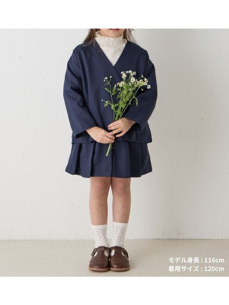 【リジェール/riziere / KIDS】のノーカラージャケットプリーツスカートセットアップ インテリア・キッズ・メンズ・レディースファッション・服の通販 founy(ファニー) 　ファッション　Fashion　キッズファッション　Fashion for Kids　おすすめ　Recommended / Our Picks　インナー　Innerwear　ジャケット　Jacket, Outerwear　プリーツ　Pleats, Pleated　ポケット　Pocket, Pocket Detail　人気　Popular, Best Seller　NAVY|ID: prp329100004875277 ipo3291000000036363926