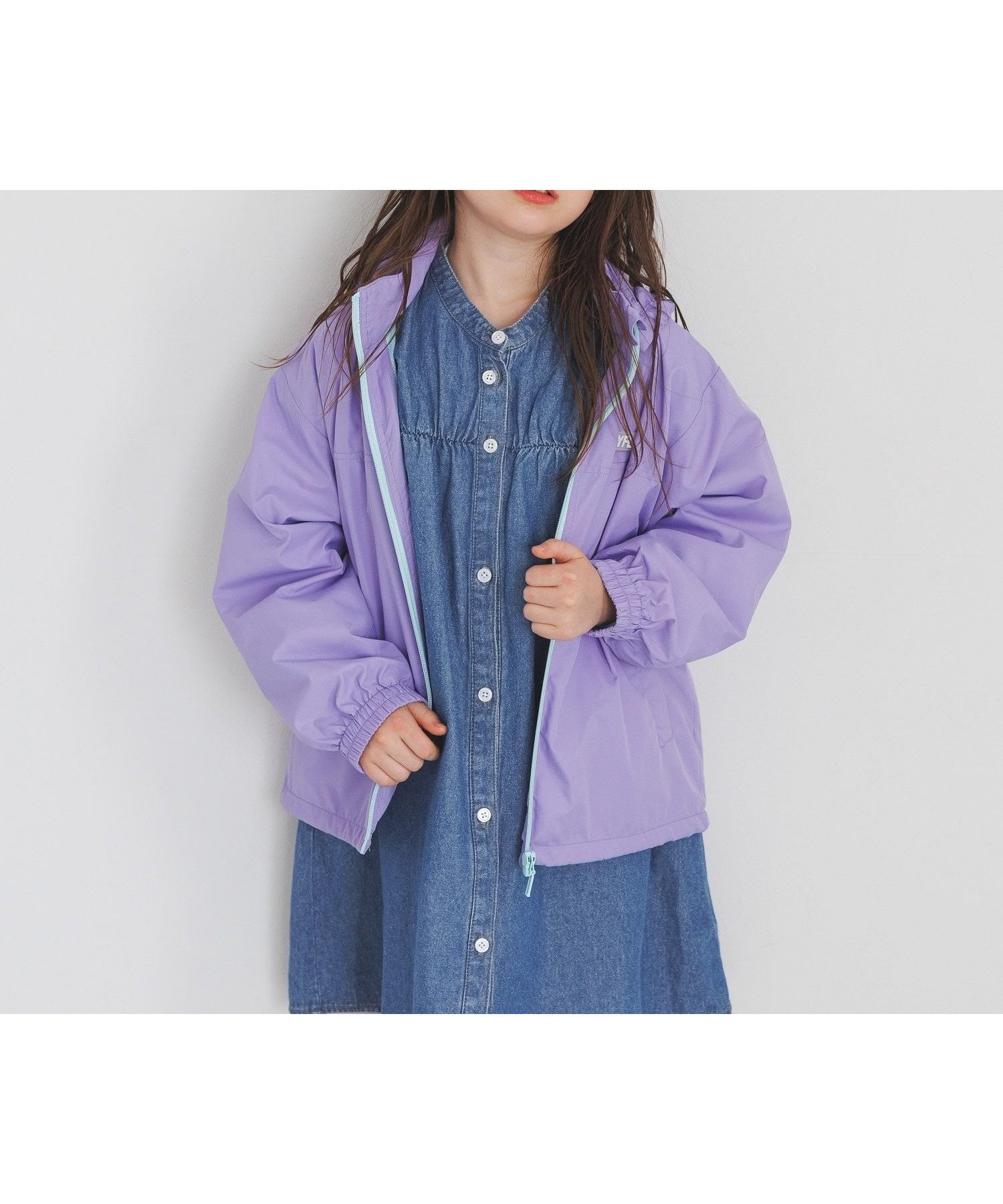 【ベイフロー/BAYFLOW / KIDS】の軽量・フード取り外し可 撥水防風マウンテンパーカー(KIDS) インテリア・キッズ・メンズ・レディースファッション・服の通販 founy(ファニー) 　ファッション　Fashion　キッズファッション　Fashion for Kids　おすすめ　Recommended / Our Picks　アウトドア　Outdoor Clothing　コンパクト　Compact, Small Size　スウェット / スエット　Sweatshirt, Sweatwear　パーカー　Hoodie, Parka　ビッグ　Big, Oversized　プリント　Print, Printed Pattern　ボトム　Bottoms, Lower Wear　定番　Standard, Basic Item　軽量　Lightweight, Ultra Light　ラベンダー95|ID: prp329100004875280 ipo3291000000036363945