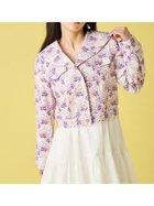 【リリーブラウン/Lily Brown】のセーラーデニムジャケット 人気、トレンドファッション・服の通販 founy(ファニー) ファッション Fashion レディースファッション Fashion for Women アウター Coat / Outerwear Collection レディースジャケット・軽アウター Jackets デニムジャケット / カジュアルアウター Denim Jackets ジャケット Jacket, Outerwear スマート Smart, Elegant セットアップ Set-Up, Coordinated Outfit デニム Denim, Jeans Material パターン Pattern, Design Print フラワー Flower, Floral ベーシック Basic, Essential ボトム Bottoms, Lower Wear thumbnail FLOWER[936]|ID: prp329100004875362 ipo3291000000036364510