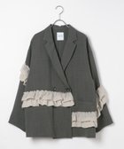 【レプシィム ローリーズファーム/LEPSIM LOWRYS FARM】の《リネンライクドライシリーズ》フリルW長袖ジャケット 人気、トレンドファッション・服の通販 founy(ファニー) ファッション Fashion レディースファッション Fashion for Women アウター Coat / Outerwear Collection レディースジャケット・軽アウター Jackets おすすめ Recommended / Our Picks シフォン Chiffon, Lightweight Fabric ジャケット Jacket, Outerwear セットアップ Set-Up, Coordinated Outfit チュール Tulip, Tulip Motif トレンド Trend, Trending Now フェミニン Feminine, Girly フリル Frill, Ruffle ラップ Wrap, Wrap Design エレガント 上品 Elegant 人気 Popular, Best Seller 今季 This Season, Current Season 長袖 Long Sleeve, Full Sleeve thumbnail チャコール18|ID: prp329100004875368 ipo3291000000036364537