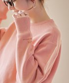 【コーエン/COEN】の【選べる6色展開 / スプリングカラー】袖刺繍 スウェットライクハイゲージニット LT.PINK|ID: prp329100004875418 ipo3291000000036364874