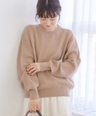【コーエン/COEN】の【選べる6色展開 / スプリングカラー】袖刺繍 スウェットライクハイゲージニット BEIGE|ID: prp329100004875418 ipo3291000000036364882