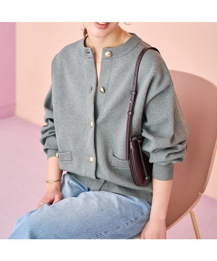 【フリークスストア/FREAK'S STORE】の金ボタン ニット カーディガン【限定展開】 25AW インテリア・キッズ・メンズ・レディースファッション・服の通販 founy(ファニー) ファッション Fashion レディースファッション Fashion for Women トップス・カットソー Cut & Sew Tops ニット Knit Tops & Sweaters カーディガン・羽織り Layered Style Cardigans カーディガン Cardigan, Knitwear シンプル Simple, Minimal 人気 Popular, Best Seller フロント Front, Front Design ポケット Pocket, Pocket Detail A/W・秋冬 Autumn/Winter 冬 Winter / This Winter エレガント 上品 Elegant 2025年 2025 2025-2026秋冬・A/W Autumn/Winter 2025–26 AW25–26 グレー|ID: prp329100004875430 ipo3291000000036364965