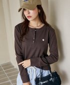 【フリークスストア/FREAK'S STORE】のリブヘンリーネックロンT 限定展開 人気、トレンドファッション・服の通販 founy(ファニー) ファッション Fashion レディースファッション Fashion for Women トップス・カットソー Cut & Sew Tops ロングTシャツ・Tシャツ Longline T-Shirts & Tees インナー Innerwear コラボ Collaboration, Collab コンパクト Compact, Small Size シンプル Simple, Minimal スペシャル Special, Limited Edition スラックス Slacks, Dress Pants デニム Denim, Jeans Material ミニスカート Mini Skirt, Short Skirt リアル Real, Realistic ワンポイント One Point, Statement Accent S/S・春夏 SS, Spring/Summer, Warm Season 夏 Summer 2026年 2026 thumbnail ブラウン|ID: prp329100004875438 ipo3291000000036365021