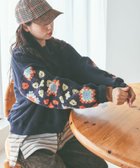 【ニコアンド/niko and】のクロシェコンビプルオーバー 人気、トレンドファッション・服の通販 founy(ファニー) ファッション Fashion レディースファッション Fashion for Women トップス・カットソー Cut & Sew Tops カジュアルプルオーバー・ニットトップス Pullovers & Knit Tops / Casual Pullovers おすすめ Recommended / Our Picks クロシェ Crochet, Knitted Lace スウェット / スエット Sweatshirt, Sweatwear バランス Balance, Style Balance フラワー Flower, Floral ボトム Bottoms, Lower Wear thumbnail ダークネイビー|ID: prp329100004875446 ipo3291000000036365094