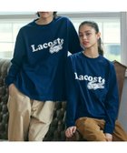 【ラコステ/LACOSTE】の【オンライン限定】LACOSTE 鹿の子オーバーサイズプリント ロングスリーブTシャツ ネイビー|ID: prp329100004875540 ipo3291000000036365742