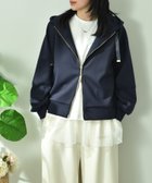 【インタープラネット/INTERPLANET】のダンボールZIPパーカー ネイビー|ID: prp329100004875590 ipo3291000000036366090