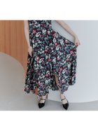 【リリーブラウン/Lily Brown】の【LILY BROWN×KEITA MARUYAMA】ボタニカルチェリー柄ワンピース 人気、トレンドファッション・服の通販 founy(ファニー) ファッション Fashion レディースファッション Fashion for Women ワンピース Dresses インナー Innerwear シェイプ Shape, Slim Fit スマート Smart, Elegant スリット Slit, Slit Detail パイピング Piping, Trim Design フリル Frill, Ruffle フロント Front, Front Design プリント Print, Printed Pattern ロマンティック Romantic, Feminine Style エレガント 上品 Elegant thumbnail NVY[089]|ID: prp329100004875598 ipo3291000000036366148