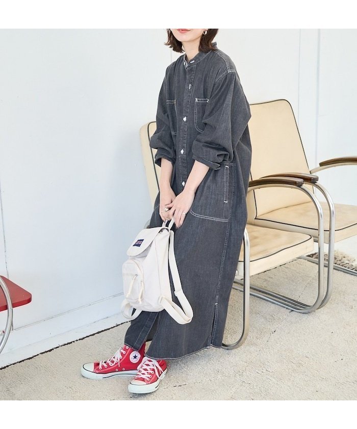 【フリークスストア/FREAK'S STORE】の別注FLARE MAXI ONEPIECE【WEB限定】 25AW 人気、トレンドファッション・服の通販 founy(ファニー) 　ファッション　Fashion　レディースファッション　Fashion for Women　インナー　Innerwear　サロペット　Overalls, Salopette　ジャケット　Jacket, Outerwear　スペシャル　Special, Limited Edition　スリット　Slit, Slit Detail　デニム　Denim, Jeans Material　ボトム　Bottoms, Lower Wear　ボーダー　Border, Stripe　別注　Limited Edition, Custom Order　羽織　Haori, Light Jacket　マキシ　Maxi, Full Length　マニッシュ　Mannish, Boyish　ロング　Long, Long-Length　おすすめ　Recommended / Our Picks　2025年　2025　2025-2026秋冬・A/W　Autumn/Winter 2025–26 AW25–26　 other-1|ID: prp329100004875603 ipo3291000000036366174