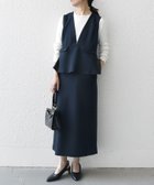 【シップス フォー ウィメン/SHIPS】のSHIPS any 洗濯機可能 ダブルクロス Vネック ペプラム ワンピース NAVY BLUE 人気、トレンドファッション・服の通販 founy(ファニー) ファッション Fashion レディースファッション Fashion for Women ワンピース Dresses アクセサリー Fashion Accessories 洗える Machine Washable ダブル Double, Double-Breasted ドッキング Docking, Mixed Material ペプラム Peplum, Flared Hem おすすめ Recommended / Our Picks エレガント 上品 Elegant セレモニー Ceremony ビジネス 仕事 通勤 Business / Work / Commuting 2026年 2026 thumbnail ネイビー|ID: prp329100004875615 ipo3291000000036366261