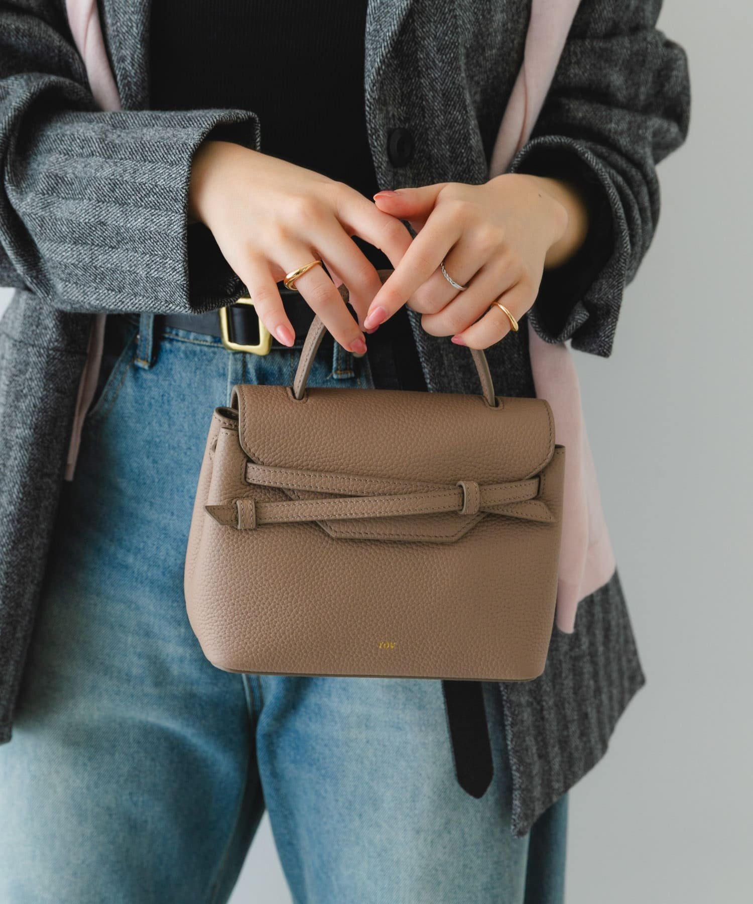 【ロデスコ/RODE SKO / URBAN RESEARCH】のtov MIMI MINI インテリア・キッズ・メンズ・レディースファッション・服の通販 founy(ファニー) 　ファッション　Fashion　レディースファッション　Fashion for Women　クラシック　Classic, Timeless Style　コンパクト　Compact, Small Size　スマート　Smart, Elegant　フォルム　Silhouette, Form　ラップ　Wrap, Wrap Design　リボン　Ribbon, Bow　S/S・春夏　SS, Spring/Summer, Warm Season　夏　Summer　エレガント 上品　Elegant　2026年　2026　グレー系その他|ID: prp329100004875650 ipo3291000000036366526