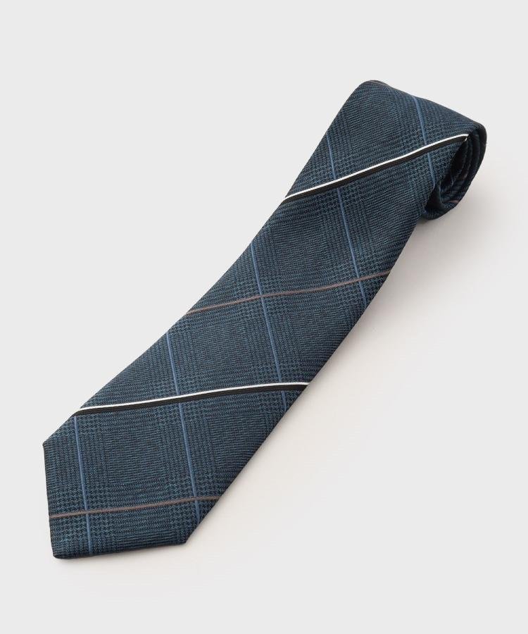 【タケオキクチ/TAKEO KIKUCHI / MEN】の【Made in JAPAN】番千鳥ウィンドペン柄 ネクタイ インテリア・キッズ・メンズ・レディースファッション・服の通販 founy(ファニー) 　ファッション　Fashion　メンズファッション　Fashion for Men　ギフト プレゼント　Gift / Present　スマート　Smart, Elegant　チェック　Check, Plaid, Tartan　メランジ　Melange, Mixed Yarn　日本製　Made In Japan　グリーン|ID: prp329100004875786 ipo3291000000036367378