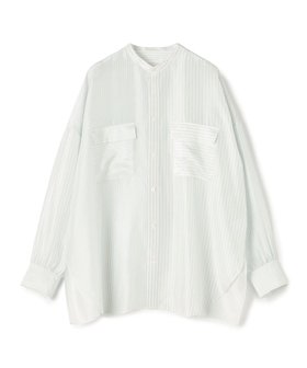 【トゥモローランド/TOMORROWLAND】のシルクハブタエ フラップポケットシャツ 人気、トレンドファッション・服の通販 founy(ファニー) ファッション Fashion レディースファッション Fashion for Women トップス・カットソー Cut & Sew Tops シャツ・ブラウス・オフィスカジュアル Elegant Blouses & Button-Ups イエロー Yellow シルク Silk, 100% Silk ストライプ Stripe, Striped Pattern ベスト Vest, Waistcoat リラックス Relax, Relaxed Fit おすすめ Recommended / Our Picks エレガント 上品 Elegant |ID:prp329100004875858