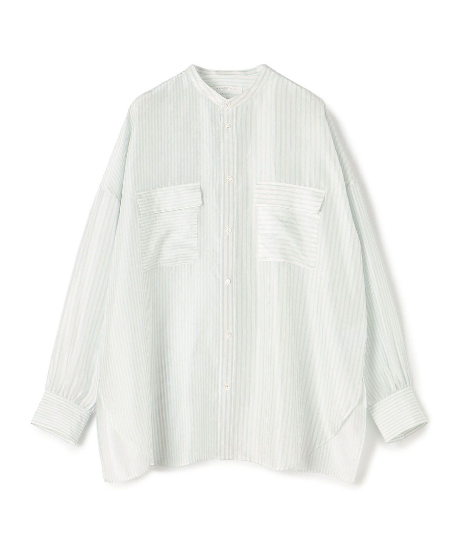 【トゥモローランド/TOMORROWLAND】のシルクハブタエ フラップポケットシャツ インテリア・キッズ・メンズ・レディースファッション・服の通販 founy(ファニー) ファッション Fashion レディースファッション Fashion for Women トップス・カットソー Cut & Sew Tops シャツ・ブラウス・オフィスカジュアル Elegant Blouses & Button-Ups イエロー Yellow シルク Silk, 100% Silk ストライプ Stripe, Striped Pattern ベスト Vest, Waistcoat リラックス Relax, Relaxed Fit おすすめ Recommended / Our Picks エレガント 上品 Elegant 52 ライトグリーン系|ID: prp329100004875858 ipo3291000000036367852