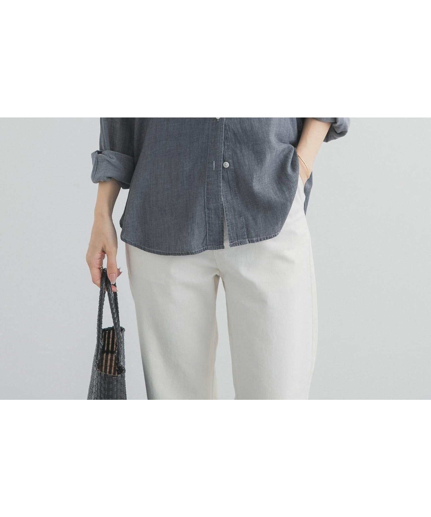 【アーバンリサーチ ドアーズ/URBAN RESEARCH DOORS】のシアーデニムシャツ インテリア・キッズ・メンズ・レディースファッション・服の通販 founy(ファニー) ファッション Fashion レディースファッション Fashion for Women トップス・カットソー Cut & Sew Tops シャツ・ブラウス・オフィスカジュアル Elegant Blouses & Button-Ups 2026年 2026 インナー Innerwear シンプル Simple, Minimal スウェット / スエット Sweatshirt, Sweatwear デニム Denim, Jeans Material ロング Long, Long-Length エレガント 上品 Elegant 冬 Winter / This Winter 夏 Summer 春 Spring S/S・春夏 SS, Spring/Summer, Warm Season 秋 Autumn ブラック|ID: prp329100004875860 ipo3291000000036367865