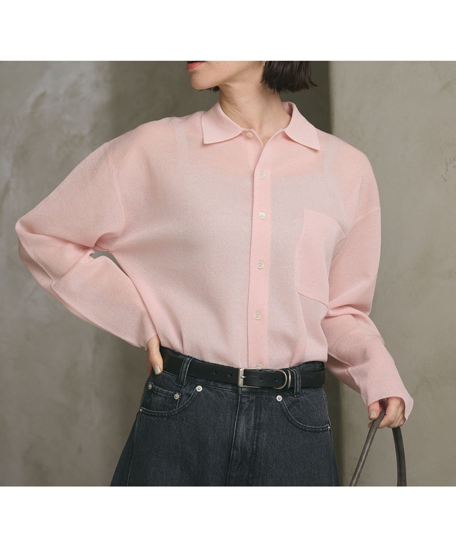 【ビューティ&ユース ユナイテッドアローズ/BEAUTY&YOUTH / UNITED ARROWS】のミラノリブ シャツカーディガン ウォッシャブル インテリア・キッズ・メンズ・レディースファッション・服の通販 founy(ファニー) 　ファッション　Fashion　レディースファッション　Fashion for Women　トップス・カットソー　Cut & Sew Tops　カーディガン・羽織り　Layered Style Cardigans　シャツ・ブラウス・オフィスカジュアル　Elegant Blouses & Button-Ups　インナー　Innerwear　ウォッシャブル　Machine Washable　カーディガン　Cardigan, Knitwear　シアー　Sheer, See-Through　シンプル　Simple, Minimal　トレンド　Trend, Trending Now　フィット　Fit, Slim Fit　フォルム　Silhouette, Form　ボトム　Bottoms, Lower Wear　ポケット　Pocket, Pocket Detail　ミラノリブ　Milano Rib, Milano Stitch　リラックス　Relax, Relaxed Fit　おすすめ　Recommended / Our Picks　エレガント 上品　Elegant　PINK|ID: prp329100004875862 ipo3291000000036367881