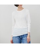 【カレンソロジー/Curensology】の5AWARENESS ロングスリーブTシャツ 人気、トレンドファッション・服の通販 founy(ファニー) ファッション Fashion レディースファッション Fashion for Women トップス・カットソー Cut & Sew Tops シャツ・ブラウス・オフィスカジュアル Elegant Blouses & Button-Ups ロングTシャツ・Tシャツ Longline T-Shirts & Tees エレガント 上品 Elegant カットソー Cut and Sewn Top サロペット Overalls, Salopette シアー Sheer, See-Through スリーブ Sleeve, Long Sleeve / Short Sleeve フィット Fit, Slim Fit プレミアム Premium, High-End ロング Long, Long-Length thumbnail ホワイト02|ID: prp329100004875883 ipo3291000000036368040