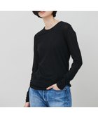 【カレンソロジー/Curensology】の5AWARENESS ロングスリーブTシャツ 人気、トレンドファッション・服の通販 founy(ファニー) ファッション Fashion レディースファッション Fashion for Women トップス・カットソー Cut & Sew Tops シャツ・ブラウス・オフィスカジュアル Elegant Blouses & Button-Ups ロングTシャツ・Tシャツ Longline T-Shirts & Tees エレガント 上品 Elegant カットソー Cut and Sewn Top サロペット Overalls, Salopette シアー Sheer, See-Through スリーブ Sleeve, Long Sleeve / Short Sleeve フィット Fit, Slim Fit プレミアム Premium, High-End ロング Long, Long-Length thumbnail ブラック09|ID: prp329100004875883 ipo3291000000036368042