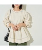 【フリークスストア/FREAK'S STORE】の配色 ステッチ タック Aライン 裏起毛 チュニック【限定展開】 25AW ナチュラル|ID: prp329100004875884 ipo3291000000036368048