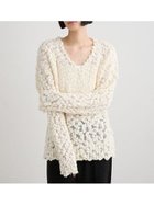 【ミースロエ/MIESROHE】のオーバーサイズVネックチャンキーニット WHT[001]|ID: prp329100004875892 ipo3291000000036368105