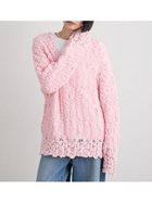 【ミースロエ/MIESROHE】のオーバーサイズVネックチャンキーニット PNK[066]|ID: prp329100004875892 ipo3291000000036368109