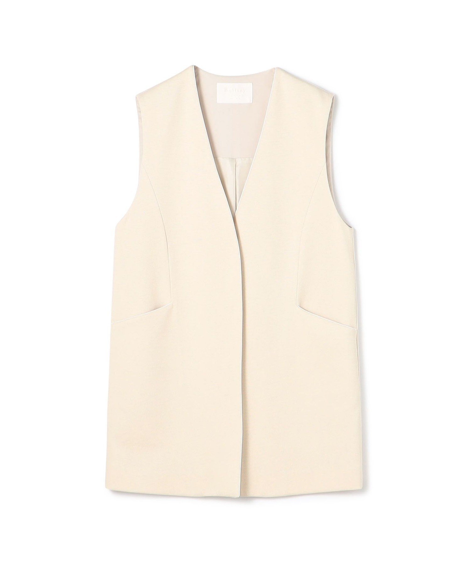 【トゥモローランド/TOMORROWLAND】のレノクロスジャージー Vカラーミドルジレ インテリア・キッズ・メンズ・レディースファッション・服の通販 founy(ファニー) 　ファッション　Fashion　レディースファッション　Fashion for Women　アウター　Coat / Outerwear Collection　トップス・カットソー　Cut & Sew Tops　ベスト&ジレ / 重ね着スタイル　Vests & Gilets　おすすめ　Recommended / Our Picks　カットソー　Cut and Sewn Top　クラシカル　Classical, Vintage-Inspired　シンプル　Simple, Minimal　ストレッチ　Stretch, Stretchy Fabric　セレモニー　Ceremony　ダウン　Down, Puffer　デニム　Denim, Jeans Material　ポケット　Pocket, Pocket Detail　入学式　Entrance Ceremony　切替　Switching, Contrast Panel　41 ライトベージュ|ID: prp329100004875908 ipo3291000000036368217