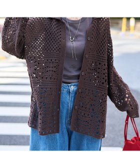 【コーエン/COEN】のクロシェ襟付きニットカーディガン【YouTube紹介アイテム】 人気、トレンドファッション・服の通販 founy(ファニー) ファッション Fashion レディースファッション Fashion for Women トップス・カットソー Cut & Sew Tops ニット Knit Tops & Sweaters カーディガン・羽織り Layered Style Cardigans アクリル Acrylic Material 秋 Autumn カーディガン Cardigan, Knitwear クロシェ Crochet, Knitted Lace タンク Tank Top, Sleeveless Top ドッキング Docking, Mixed Material おすすめ Recommended / Our Picks |ID:prp329100004875912