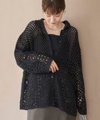 【コーエン/COEN】のクロシェ襟付きニットカーディガン【YouTube紹介アイテム】 BLACK|ID: prp329100004875912 ipo3291000000036368242